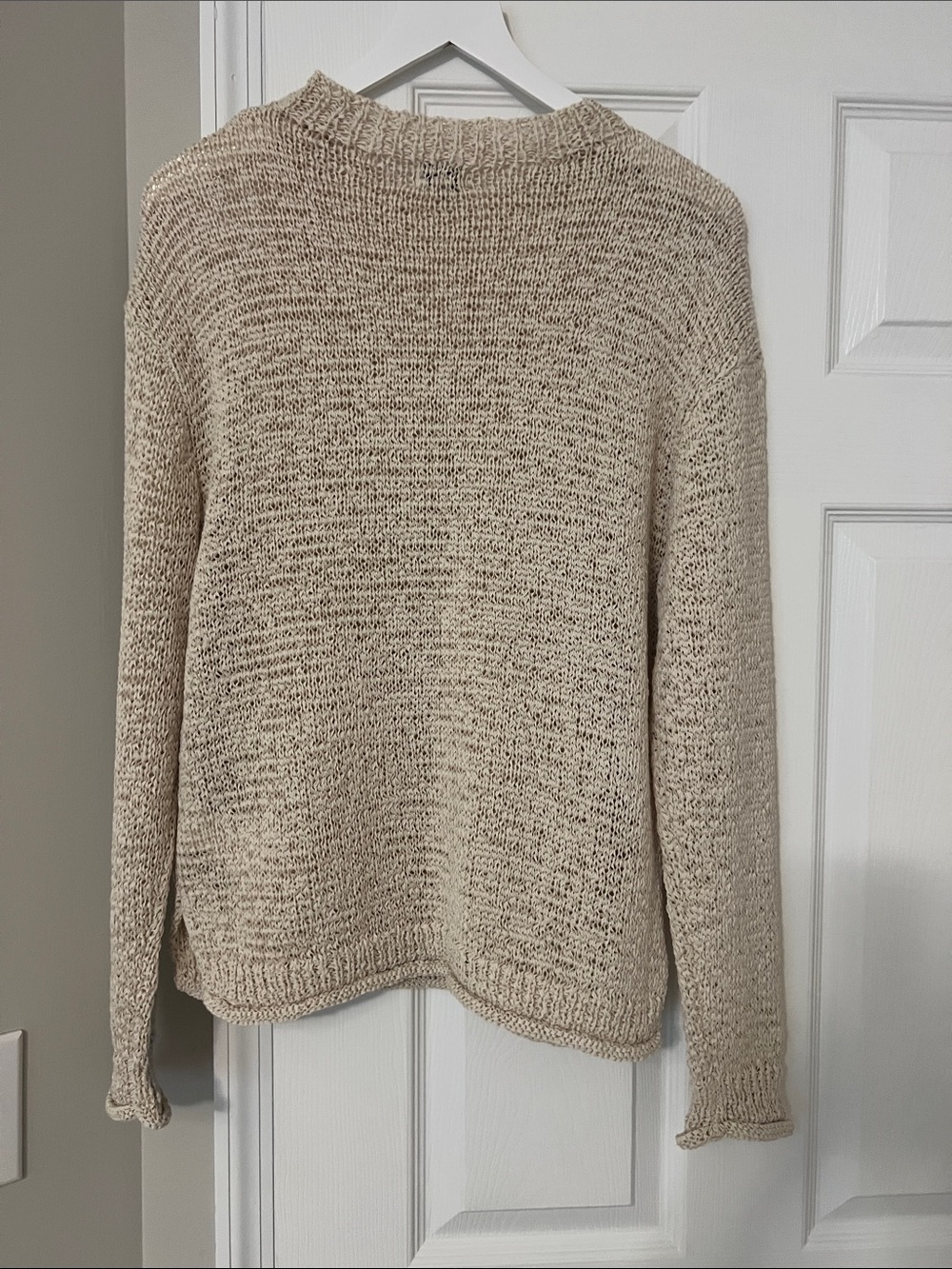 J. Crew Neutral Marled Scoopneck Sweater - Picture 3 of 4